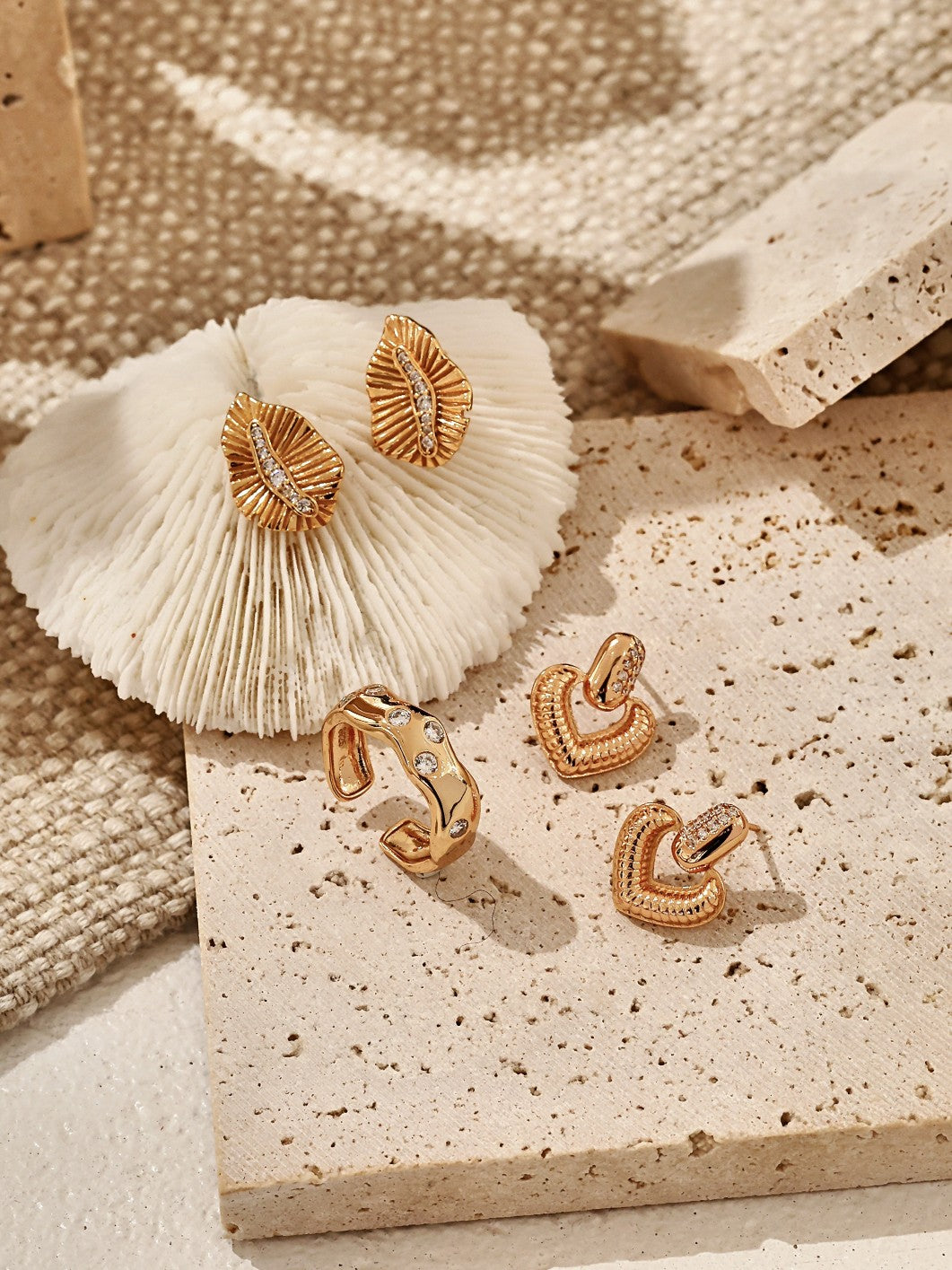 102521 S925 Silver Vintage Zircon Earrings
