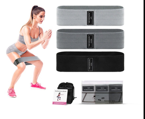 Fabric Booty Resistance Bands 3-Pack
