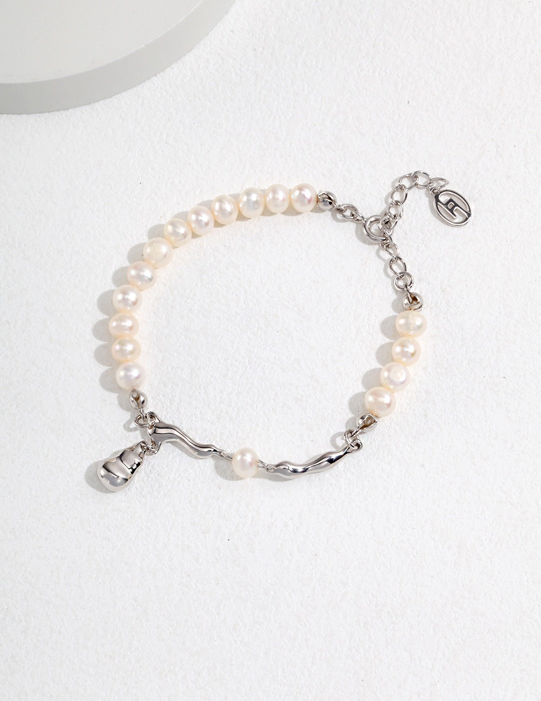 SL0071 S925 Silver Pearl Bracelet, Necklace, Earrings
