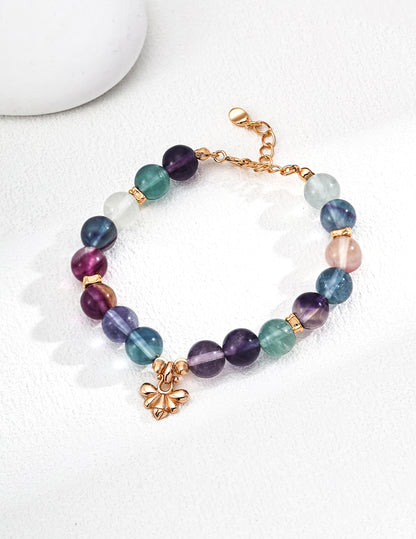 102481 S925 Silver Fashion Multi-Colored Cubic Zirconia Bracelet