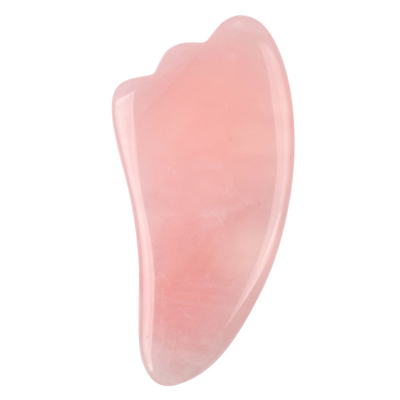 Rose Quartz Gua Sha Massage Tool Set