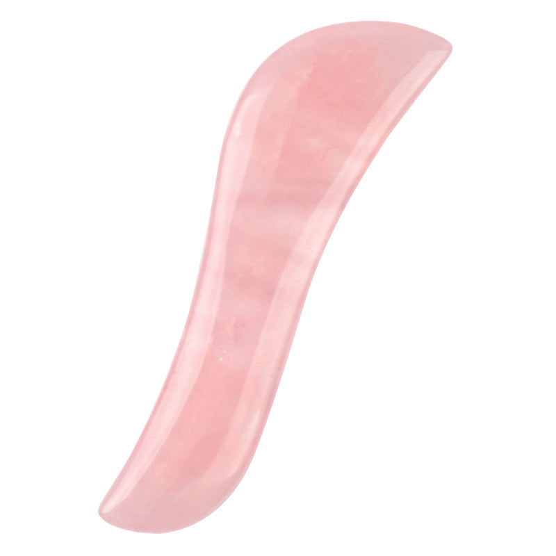 Rose Quartz Gua Sha Massage Tool Set