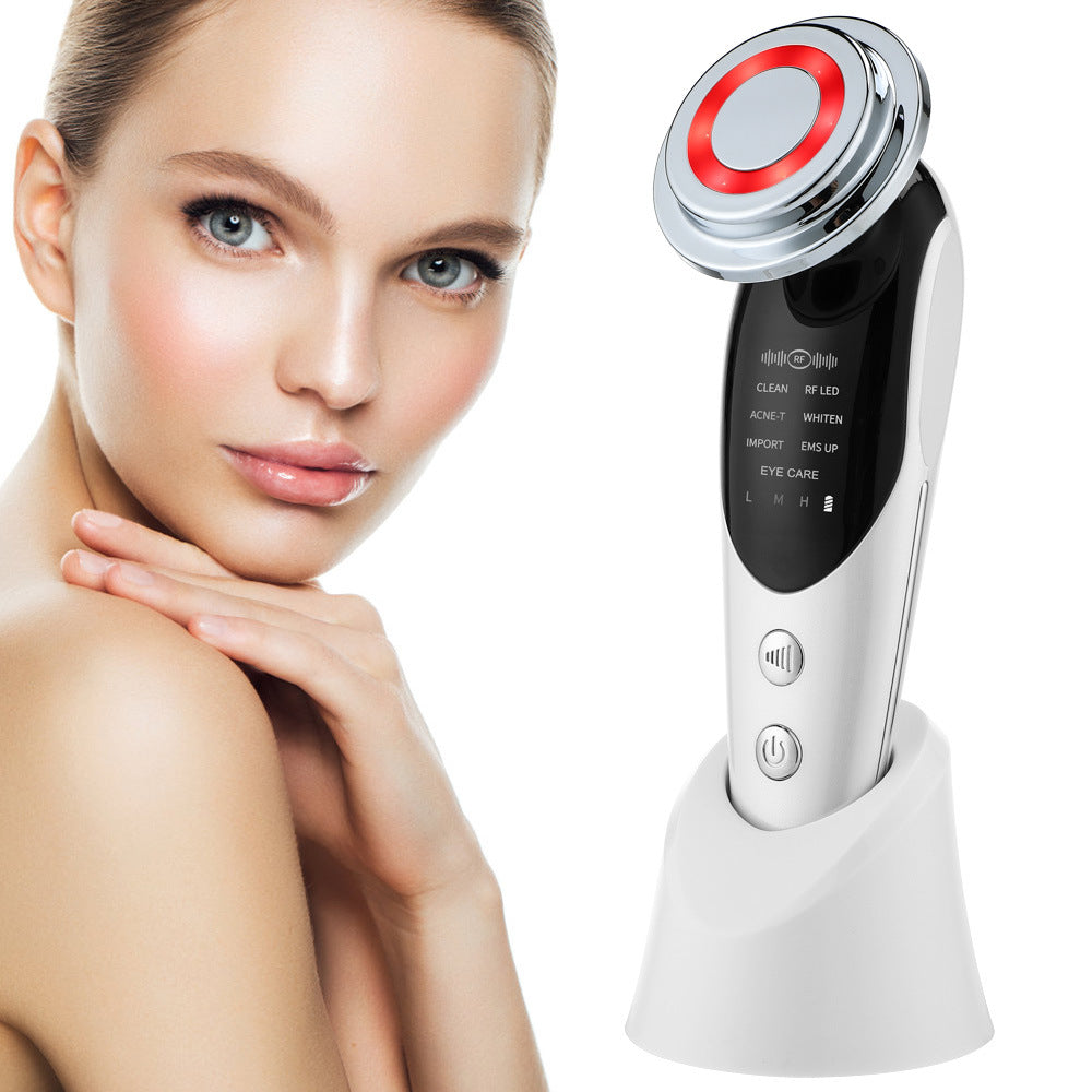 7-in-1 EMS Facial Massager — Microcurrent LED Color Light Beauty Device