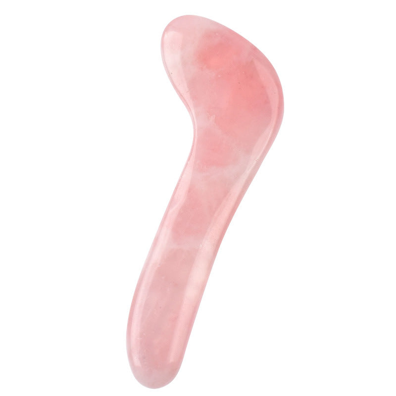 Rose Quartz Gua Sha Massage Tool Set