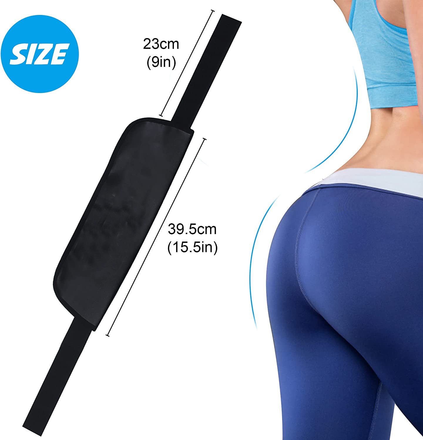 Hip Thrust Belt — Glute Bridge Barbell Pad