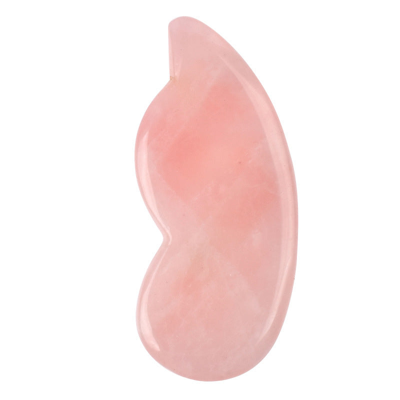Rose Quartz Gua Sha Massage Tool Set