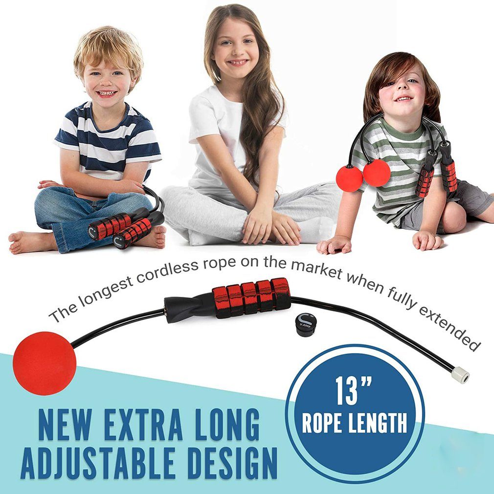 Cordless Jump Rope — Adjustable Weighted Skipping Rope