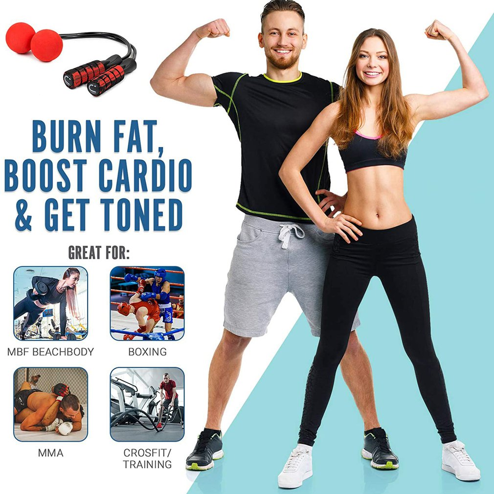 Cordless Jump Rope — Adjustable Weighted Skipping Rope