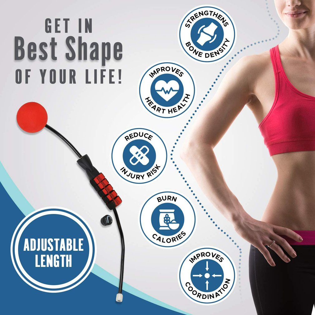 Cordless Jump Rope — Adjustable Weighted Skipping Rope