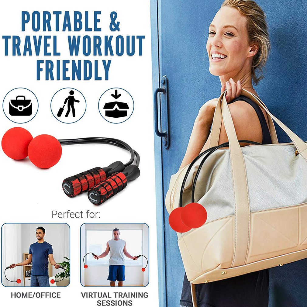 Cordless Jump Rope — Adjustable Weighted Skipping Rope