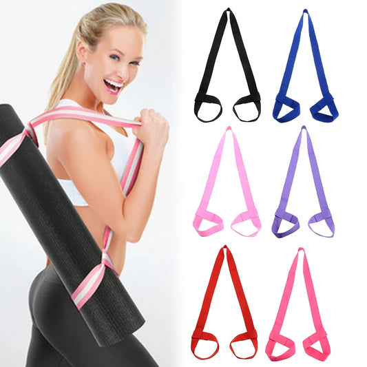 Yoga Mat Carrying Strap — Adjustable Shoulder Sling