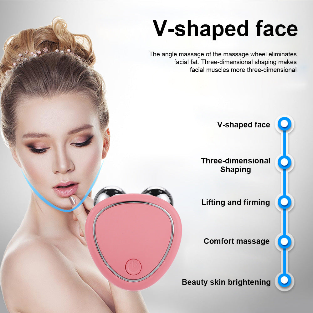 Microcurrent Face Roller — Lifting & Beauty Massager
