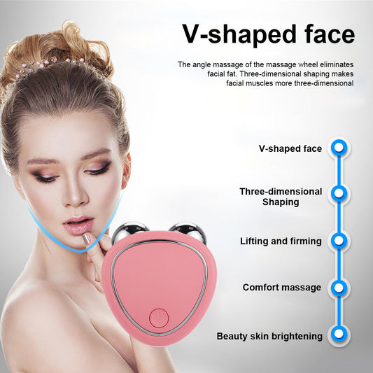 Microcurrent Face Roller — Lifting & Beauty Massager