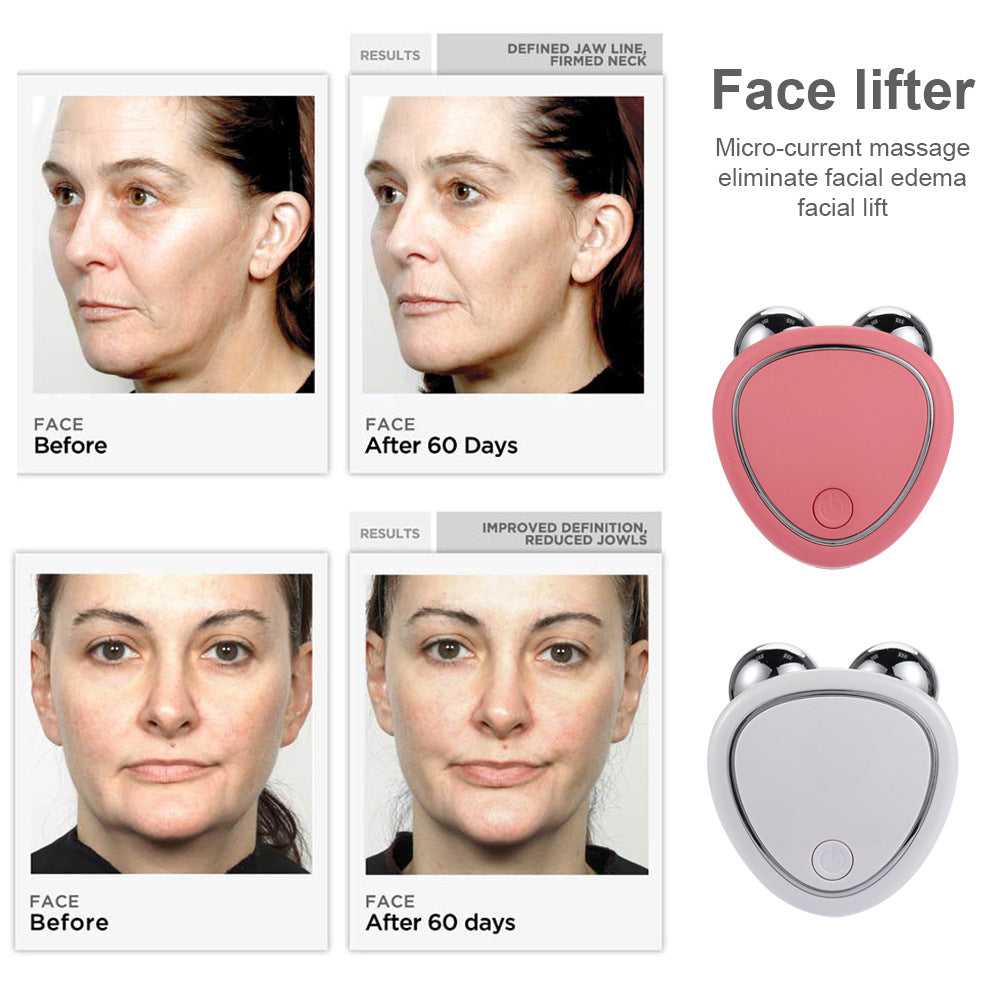 Microcurrent Face Roller — Lifting & Beauty Massager