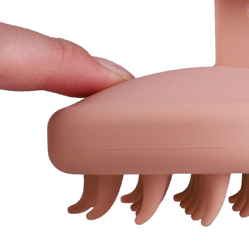 Silicone Scalp Massage Brush — Hair Wash Tool