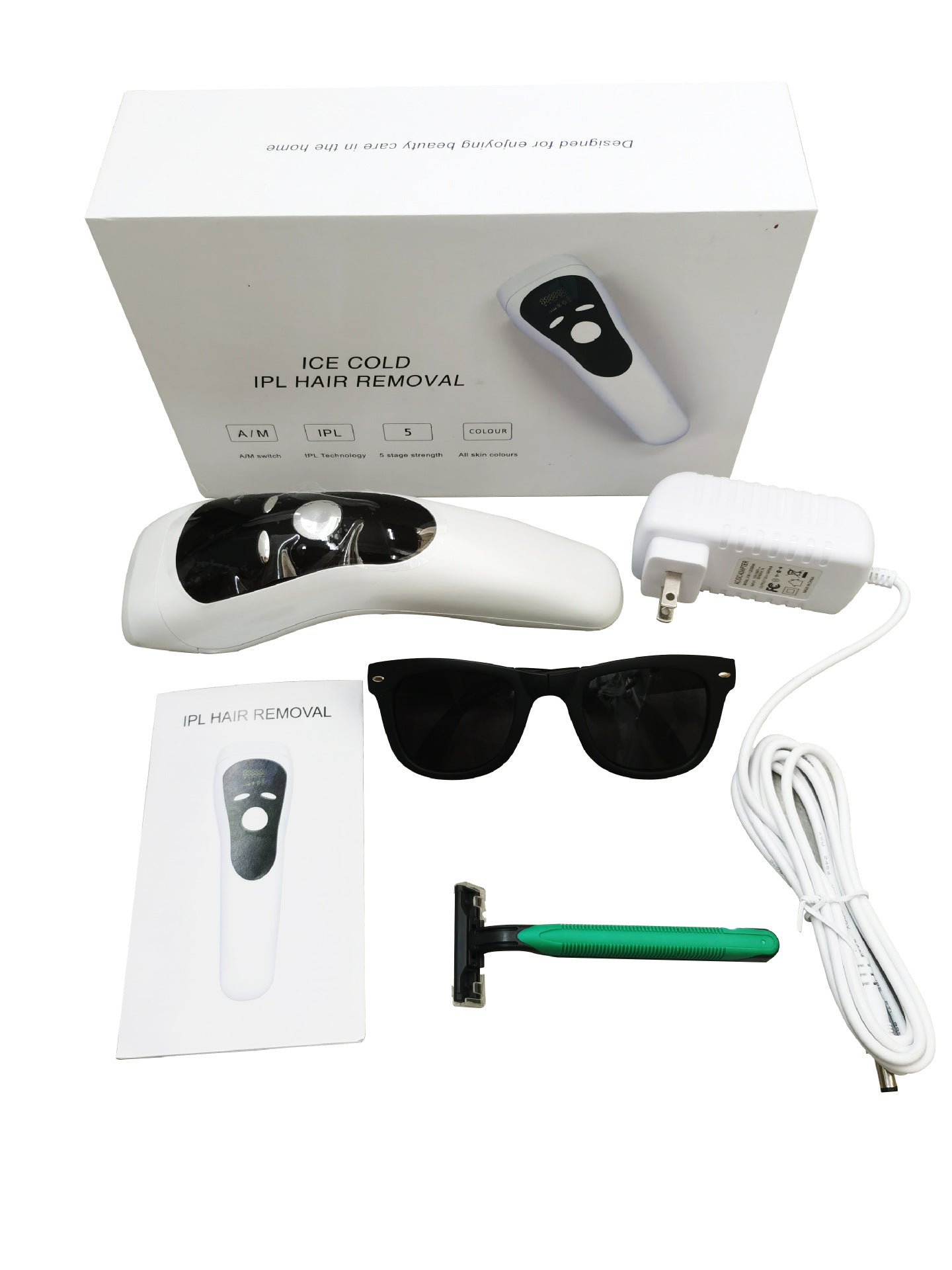 Portable IPL Hair Removal Device — Home Laser Epilator