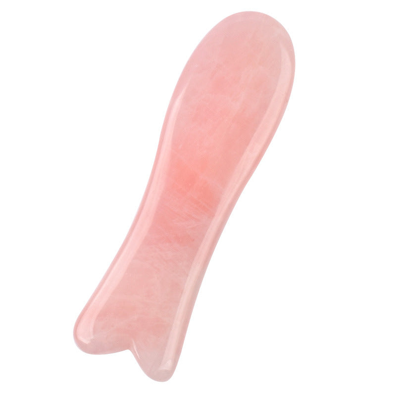 Rose Quartz Gua Sha Massage Tool Set