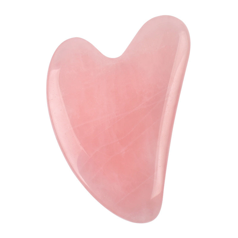 Rose Quartz Gua Sha Massage Tool Set