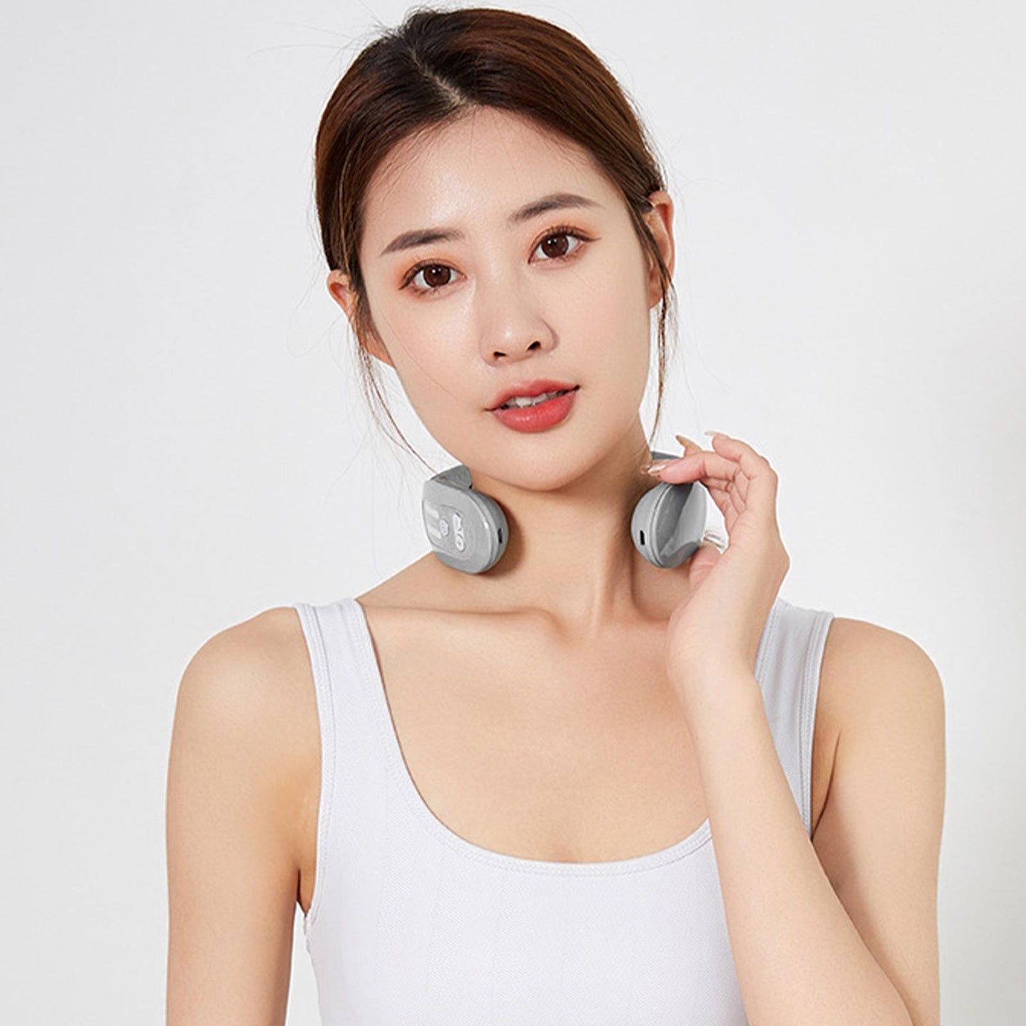 EMS Neck Lymphatic Massager — Acupoint Relief Device