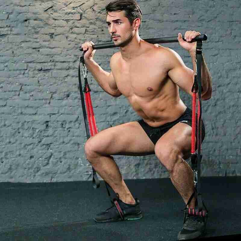 Pilates Bar Kit with Resistance Bands — Home Gym Workout Bar