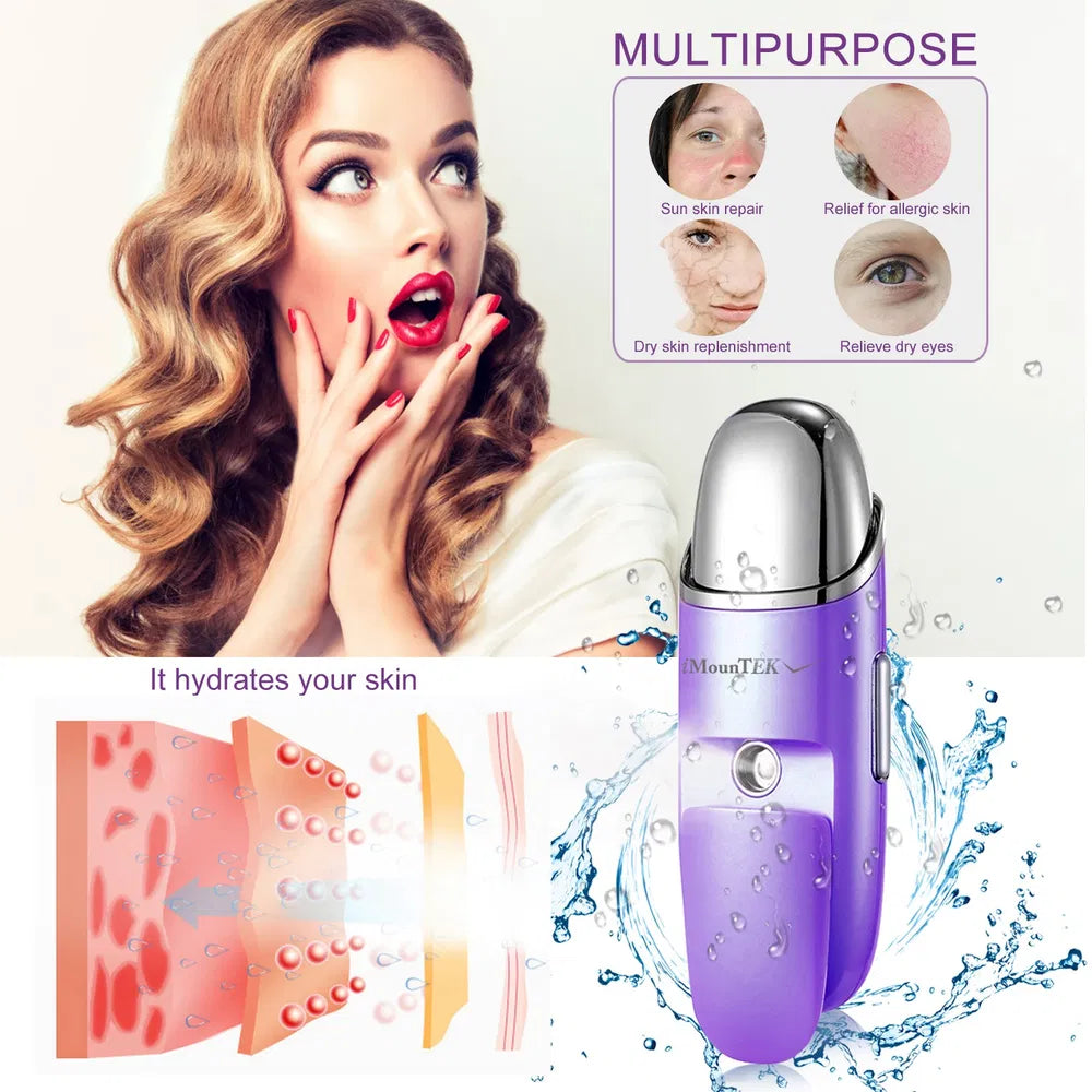 Nano Facial Mist Sprayer — Handheld Face Steamer