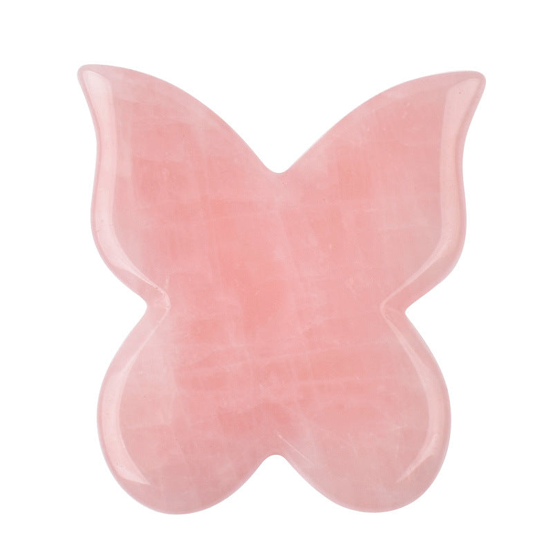 Rose Quartz Gua Sha Massage Tool Set