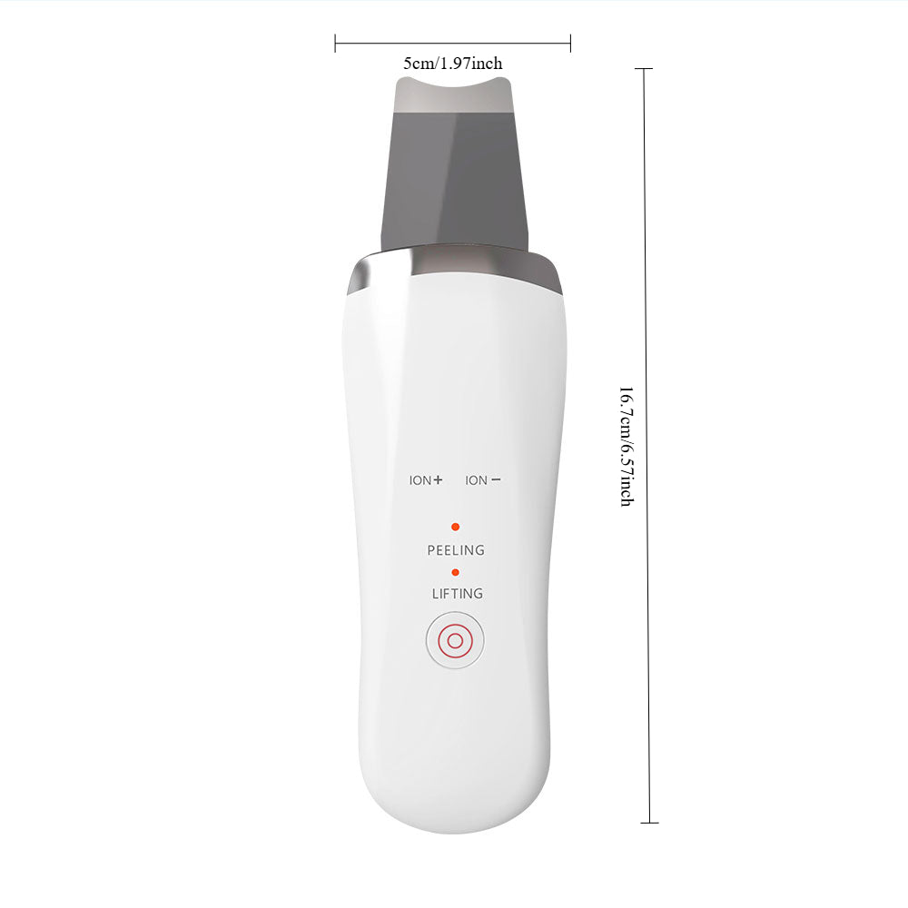 Ultrasonic Skin Scrubber — Electric Face Spatula