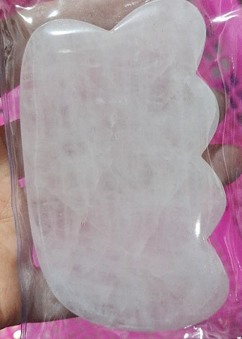 Rose Quartz Gua Sha Massage Tool Set