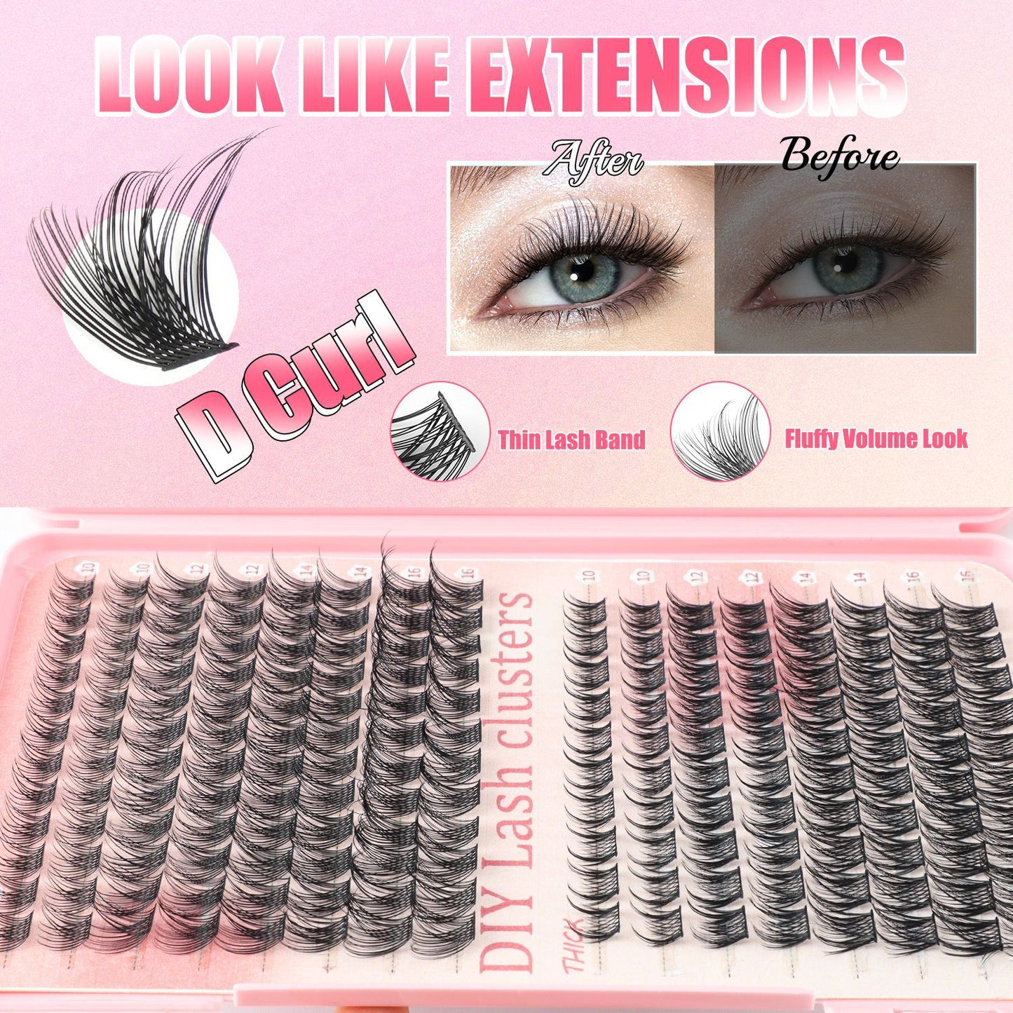 DIY Natural Volume Lash Extension Kit