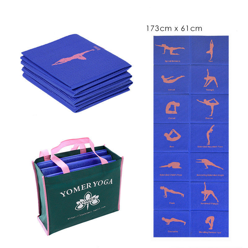 Foldable Travel Yoga Mat — Portable & Lightweight