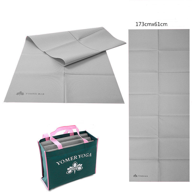 Foldable Travel Yoga Mat — Portable & Lightweight