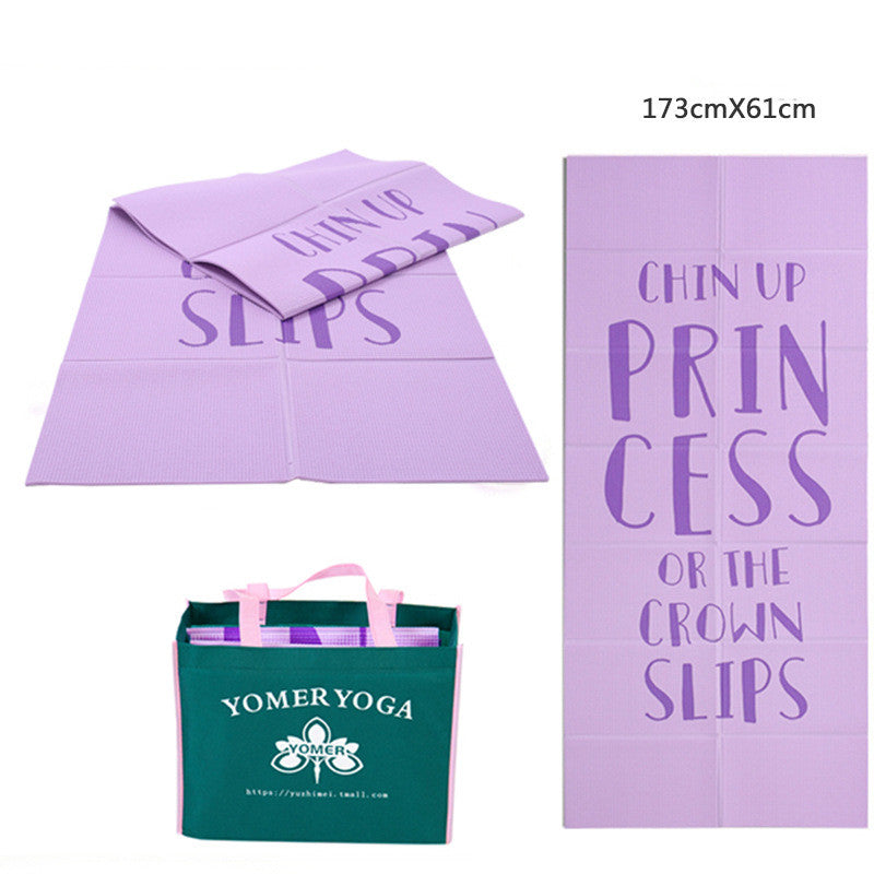 Foldable Travel Yoga Mat — Portable & Lightweight