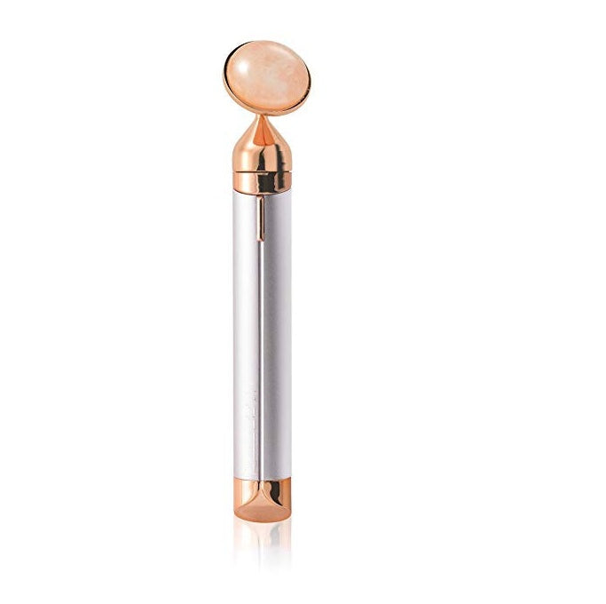 Electric Vibrating Rose Quartz Facial Roller