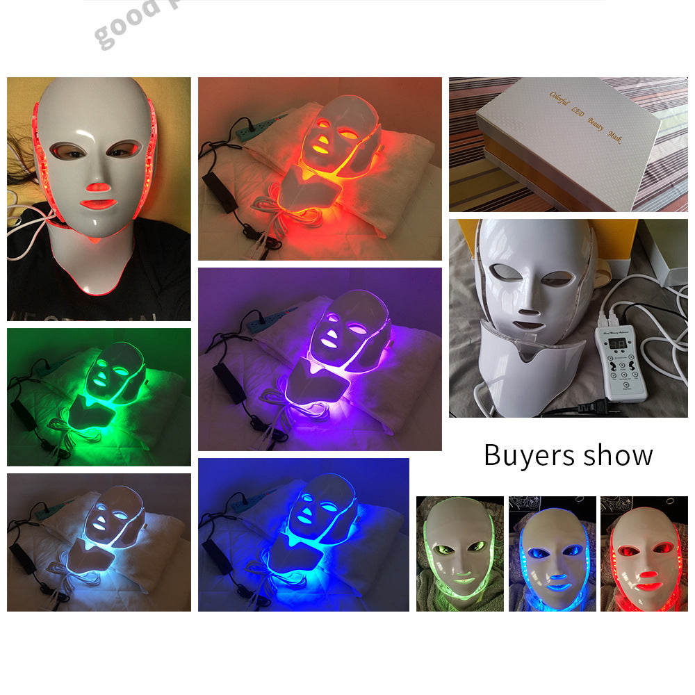 Professional LED Light Therapy Face & Neck Mask