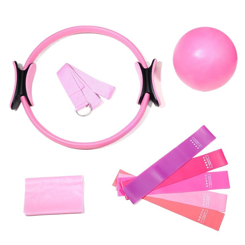 14-Piece Pilates Ring & Resistance Band Set