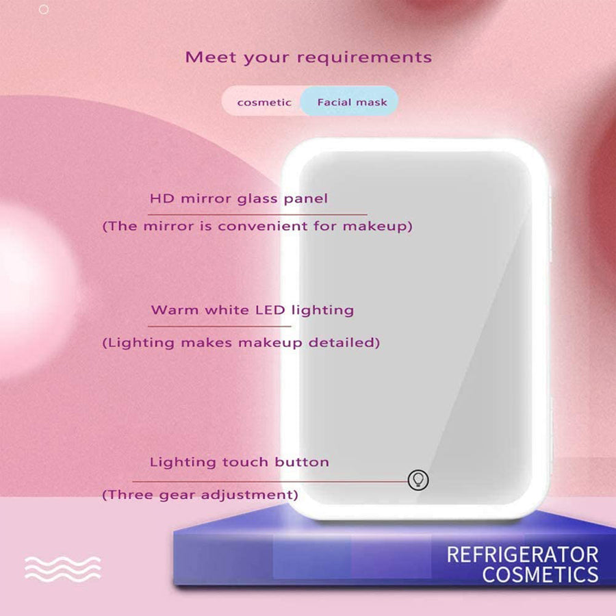 Mini Cosmetic Fridge — Portable Skincare Refrigerator