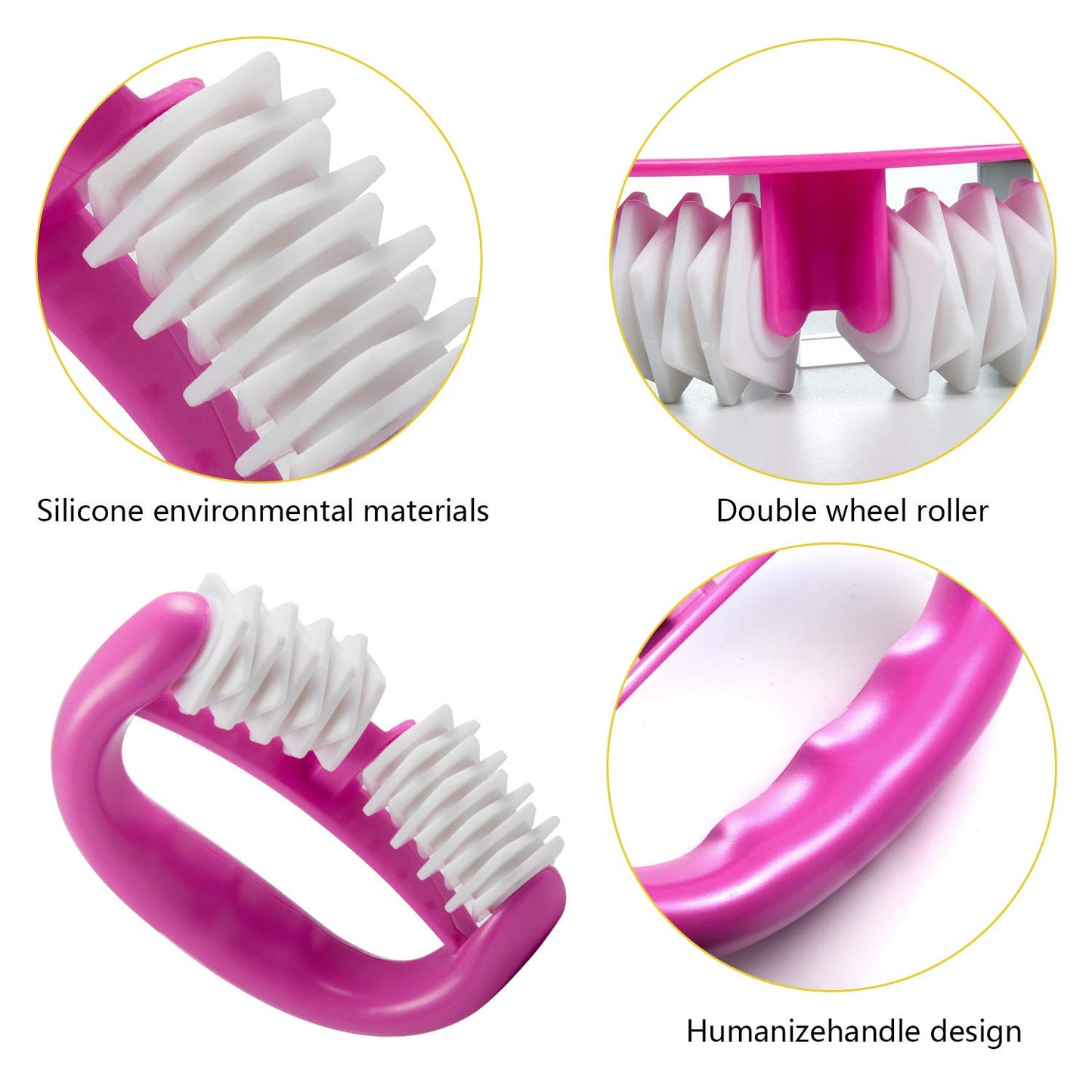 Silicone Cupping & Massage Wheel Set