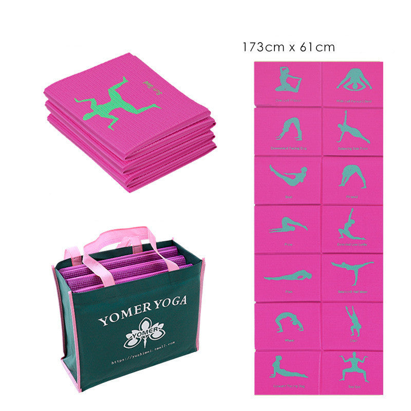 Foldable Travel Yoga Mat — Portable & Lightweight