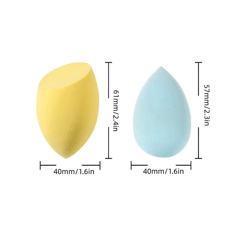 Makeup Sponge Blender Set — Foundation & Powder Puff
