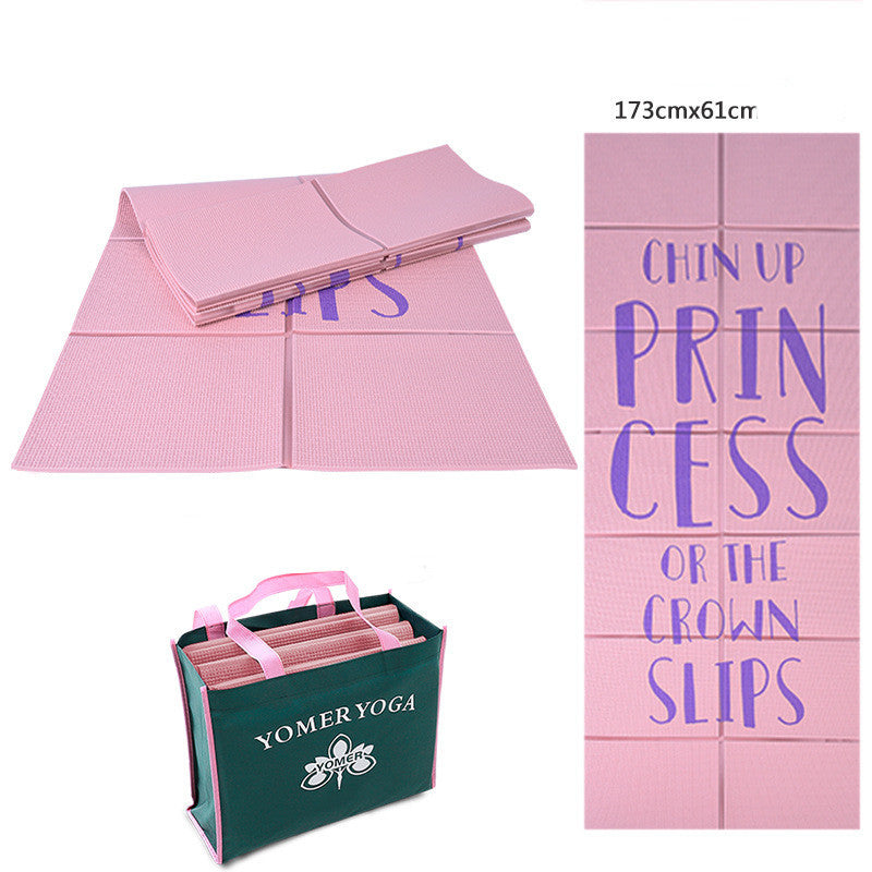 Foldable Travel Yoga Mat — Portable & Lightweight