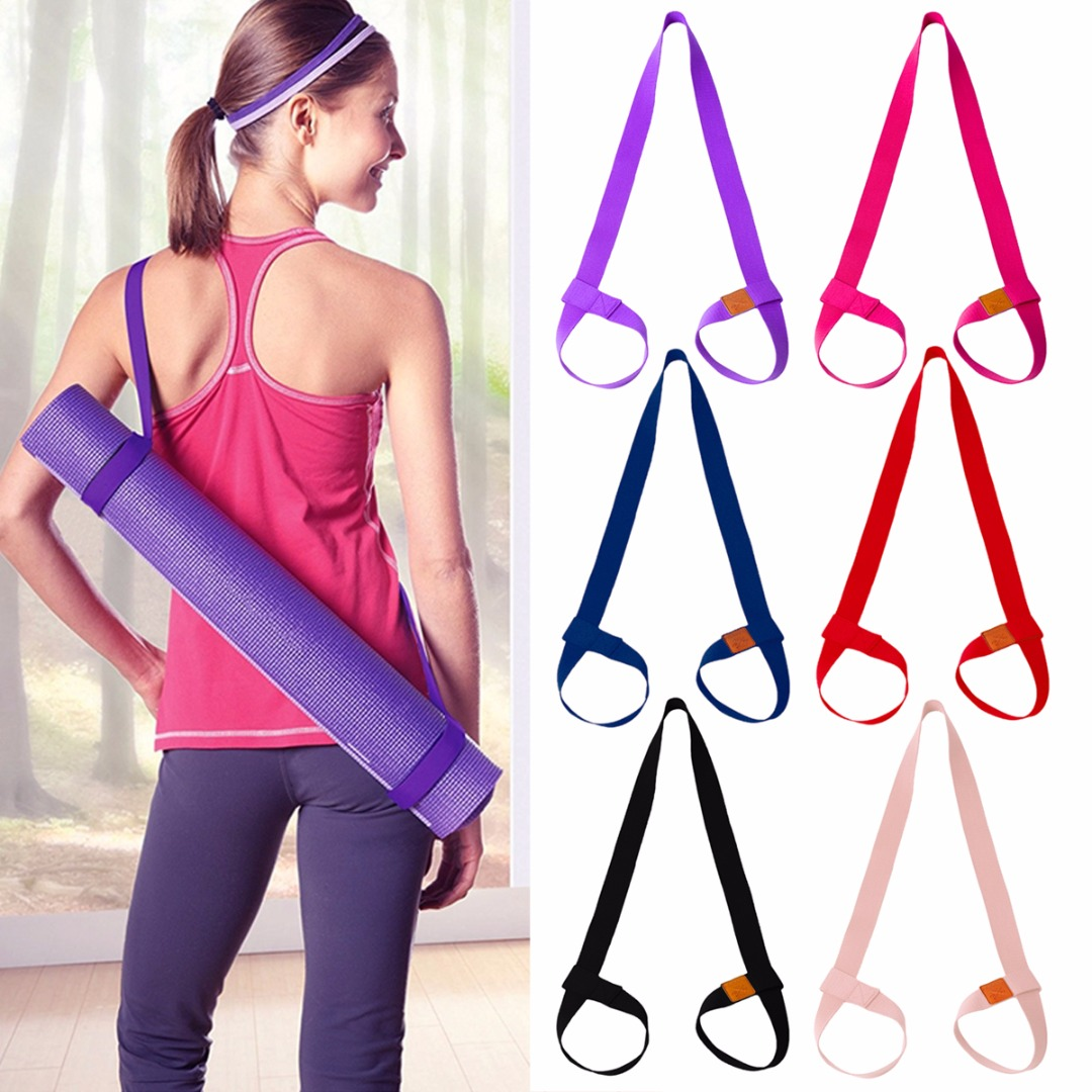 Yoga Mat Carrying Strap — Adjustable Shoulder Sling
