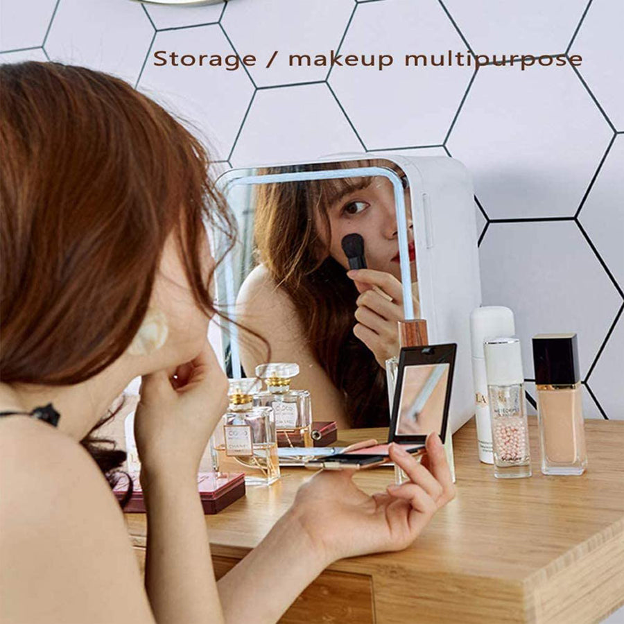 Mini Cosmetic Fridge — Portable Skincare Refrigerator