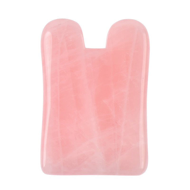 Rose Quartz Gua Sha Massage Tool Set