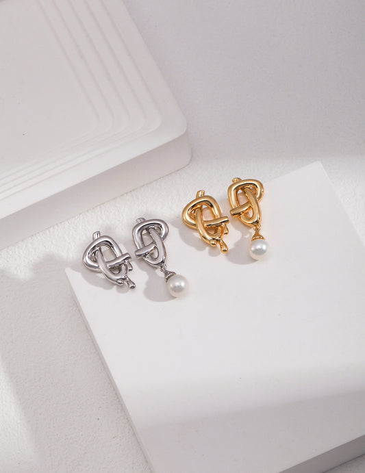 E0980  Love Knot Series – Earrings / Necklace