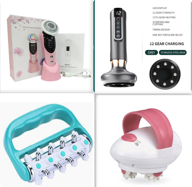 7-in-1 EMS Facial Massager — Microcurrent LED Color Light Beauty Device
