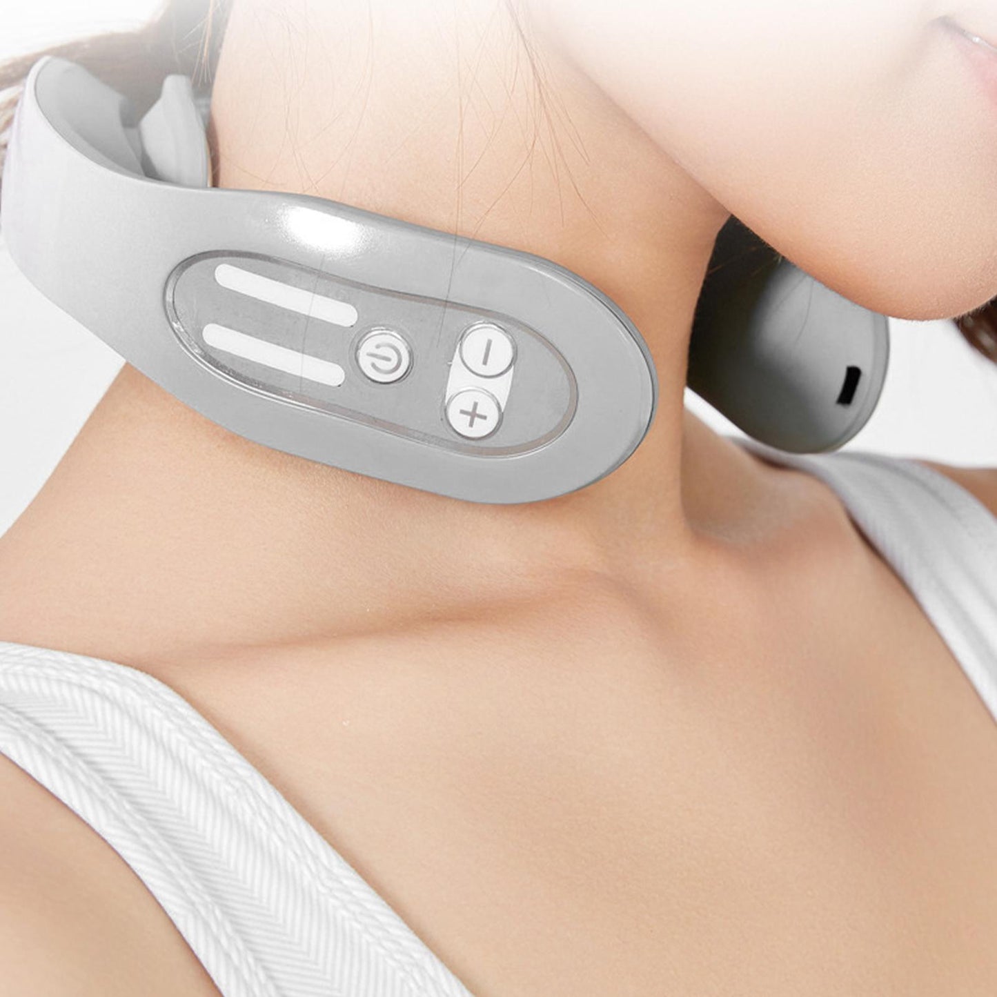 EMS Neck Lymphatic Massager — Acupoint Relief Device