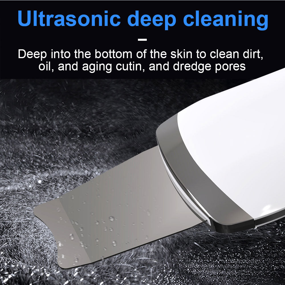 Ultrasonic Skin Scrubber — Electric Face Spatula