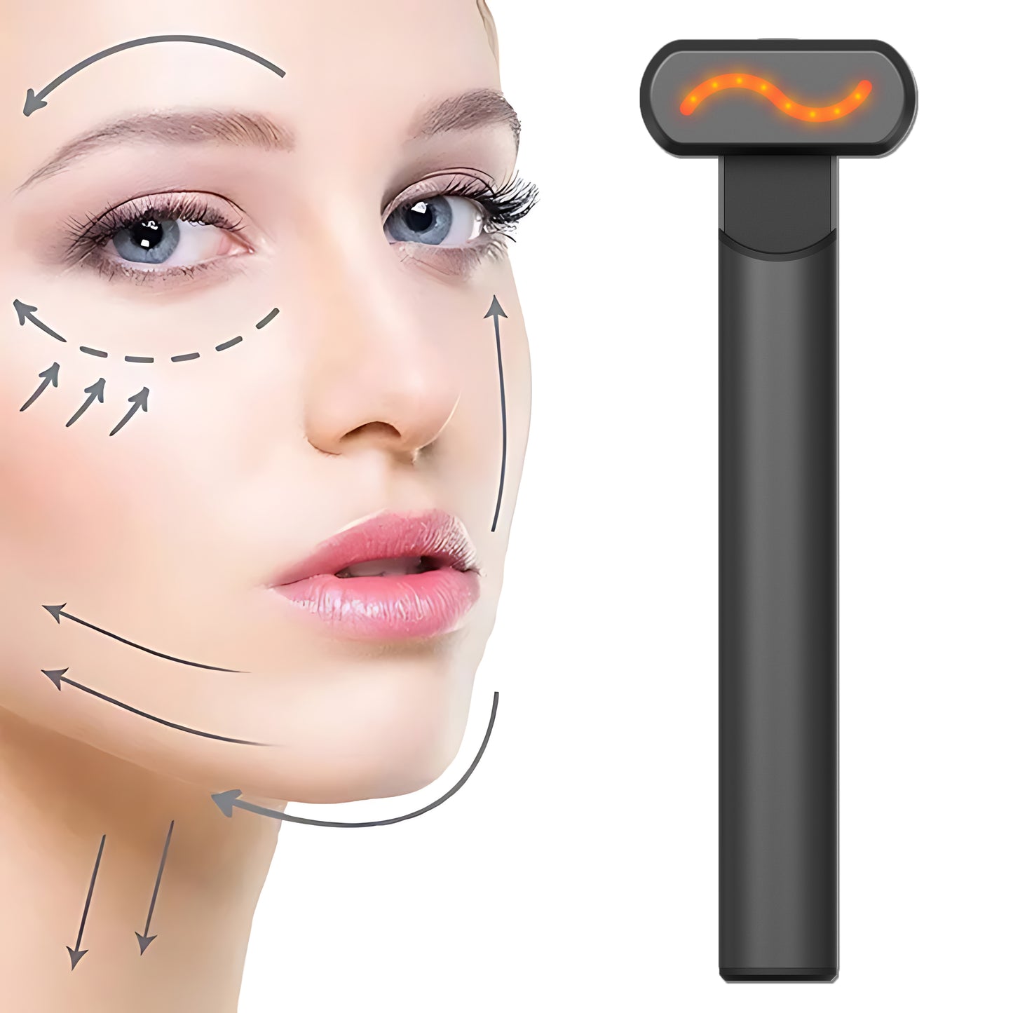 4-in-1 LED Red Light Therapy Wand — Face & Eye Rejuvenation