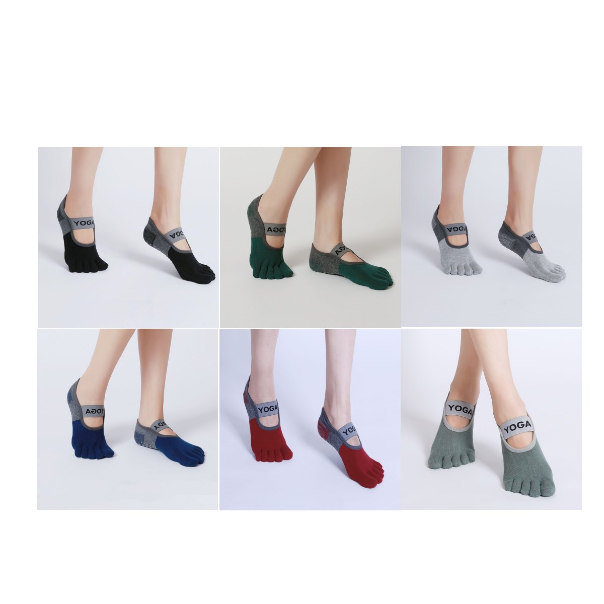 Pilates Toe Socks — Fashion Non-Slip Women's