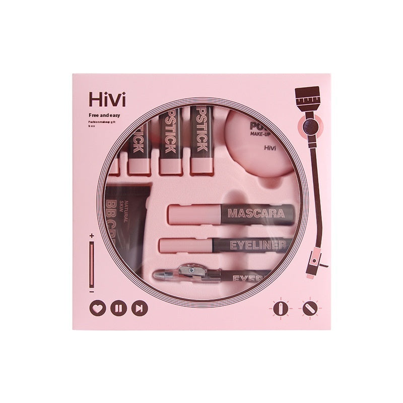 Luxury Lipstick & Powder Beauty Gift Set